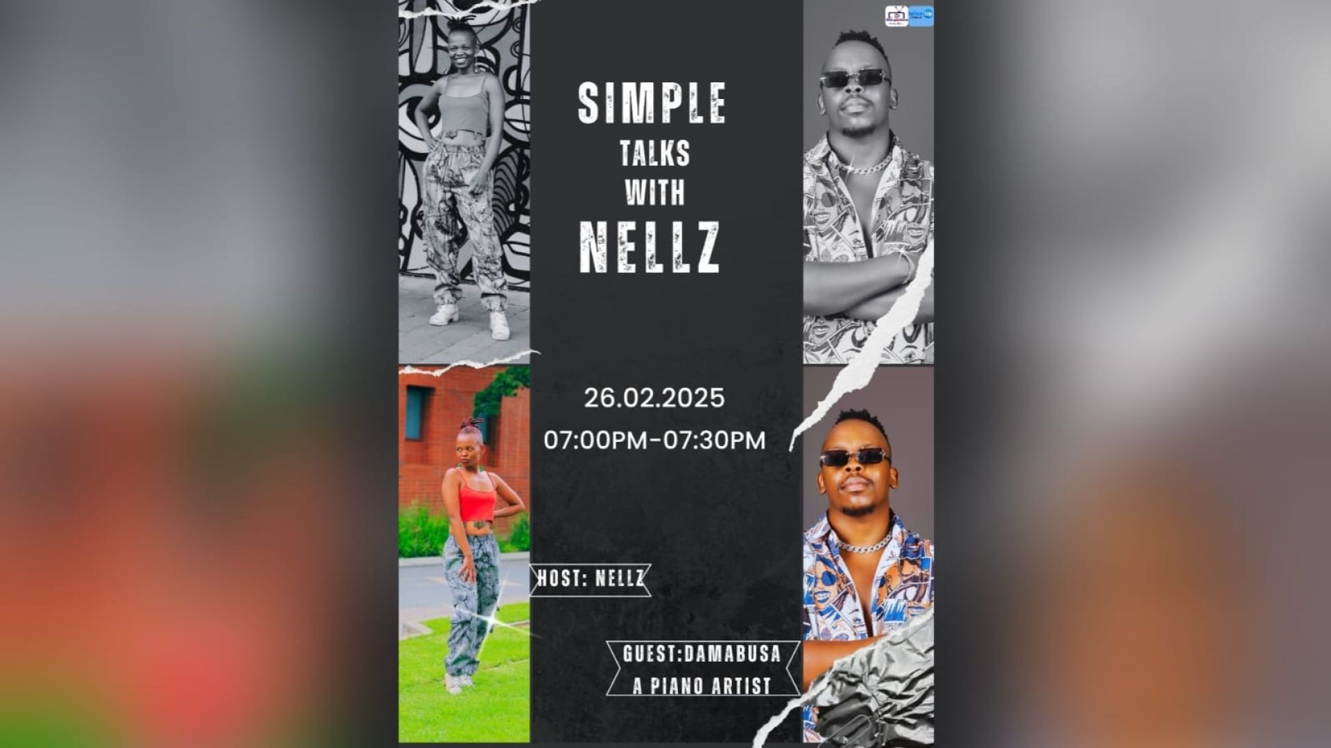 ⁣SIMPLE TALKS WITH NELLZ AND DAMABUSA A PIANO ARTIST 26 FEB