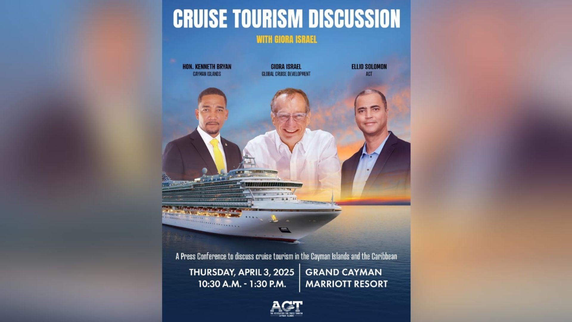 ⁣Cruise Tourism Discussion With Giora Israel
