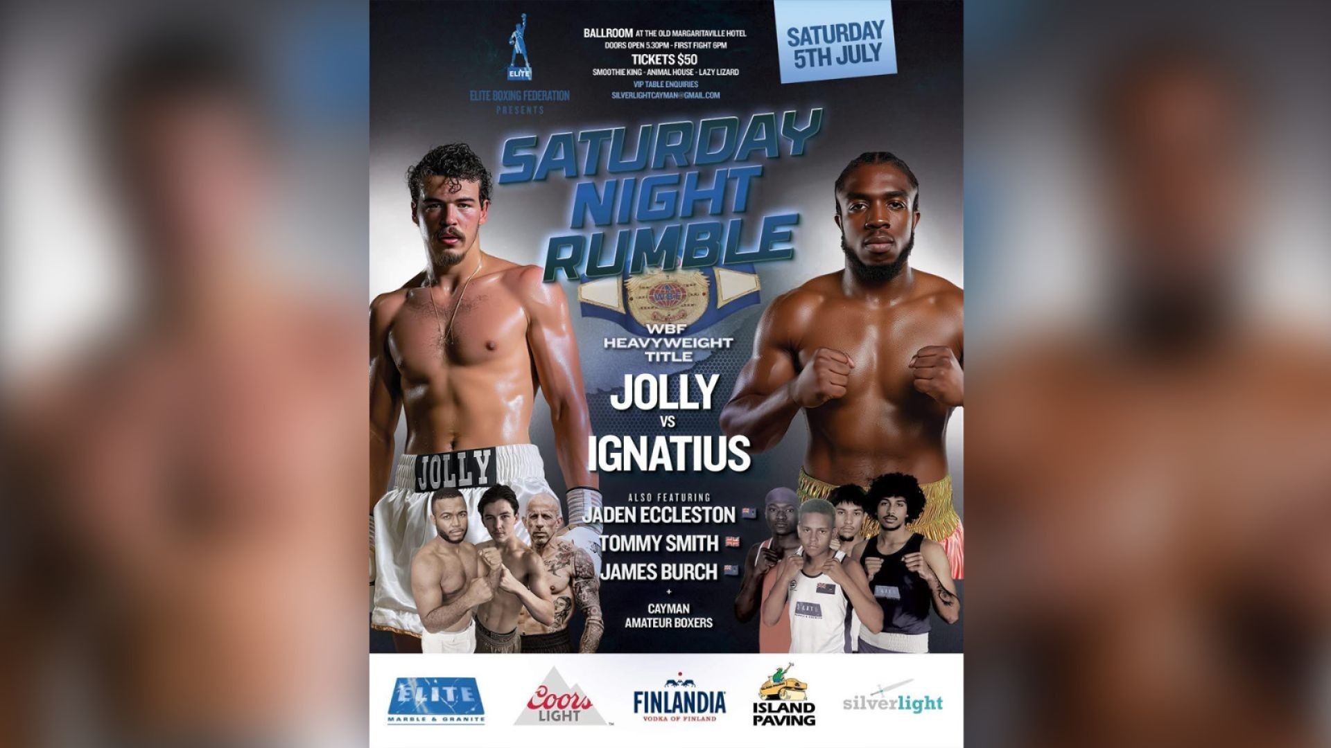 ⁣Saturday Night Rumble 5th July 2025