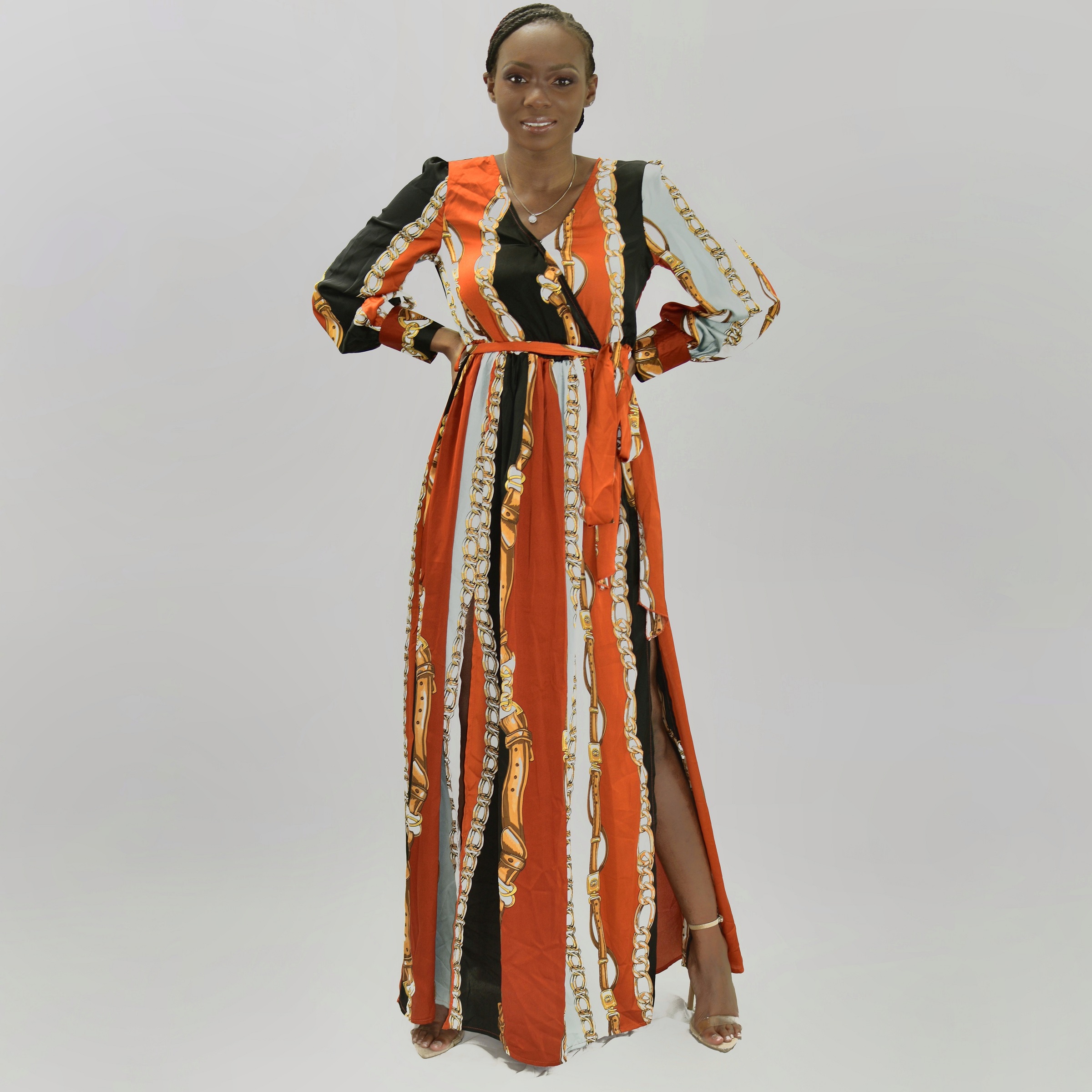 LADIES SATIN DRESS