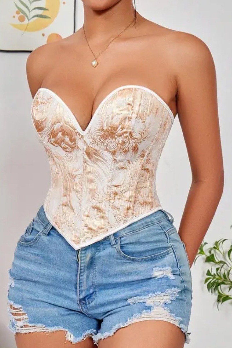 BAROQUE FLORAL CORSET