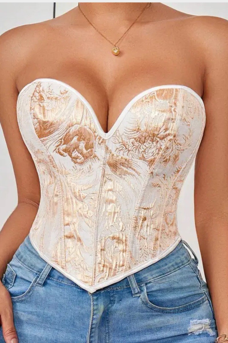 BAROQUE FLORAL CORSET