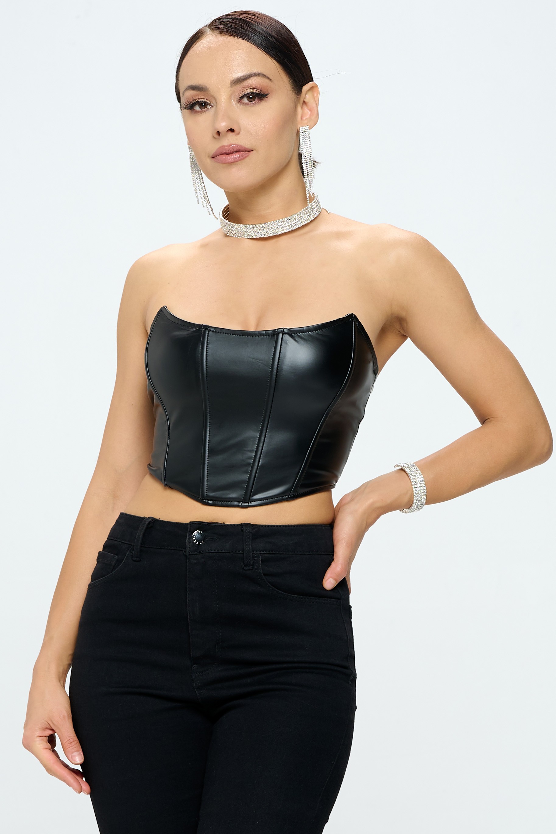 PUSHUP CORSET TUBE TOPS