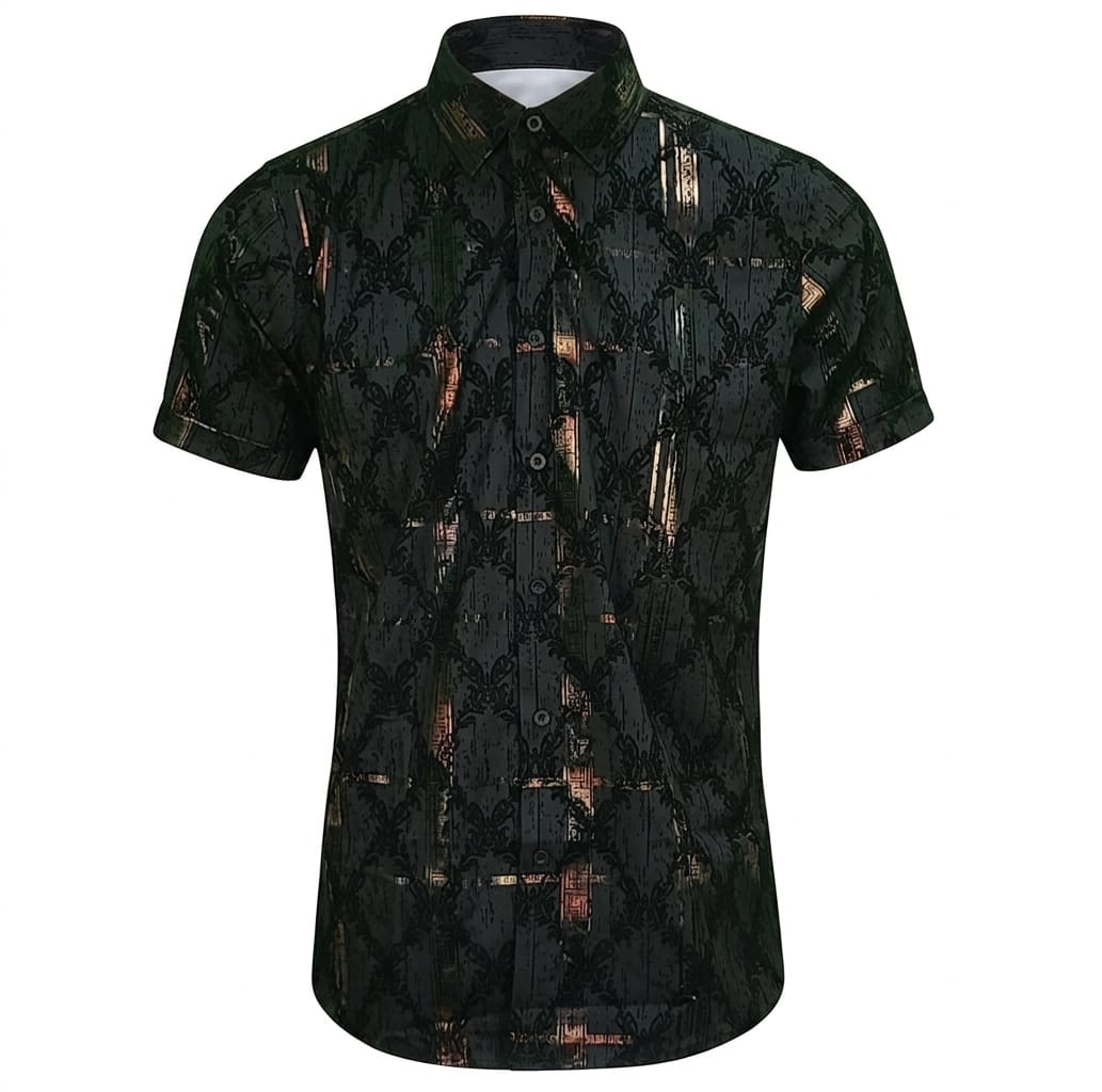 MEN FORMAL SHORT SLEEVE SHIRTS,,