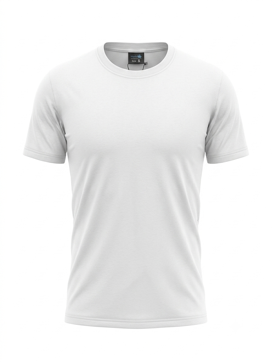 UNISEX SOLID CREW NECK TSHIRTS.