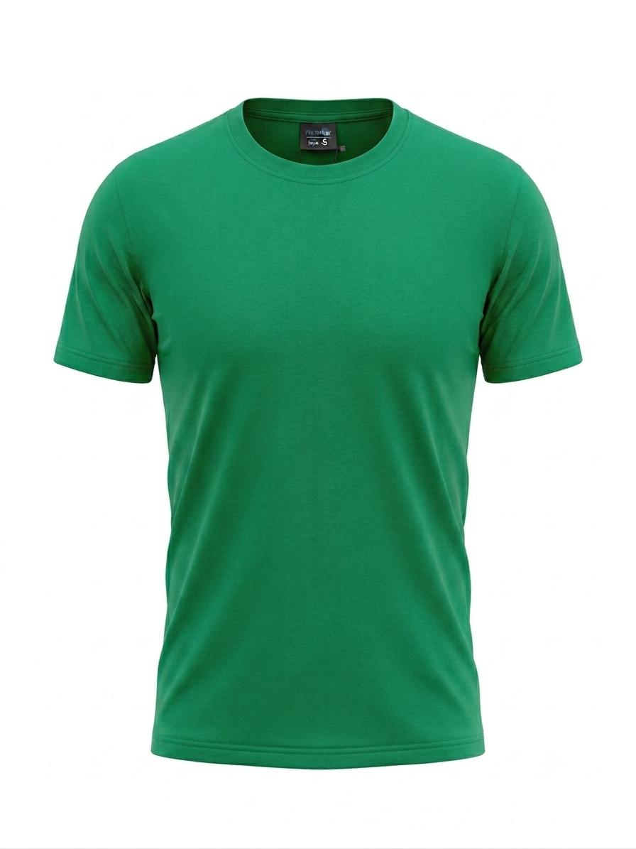 UNISEX SOLID CREW NECK TSHIRTS.,