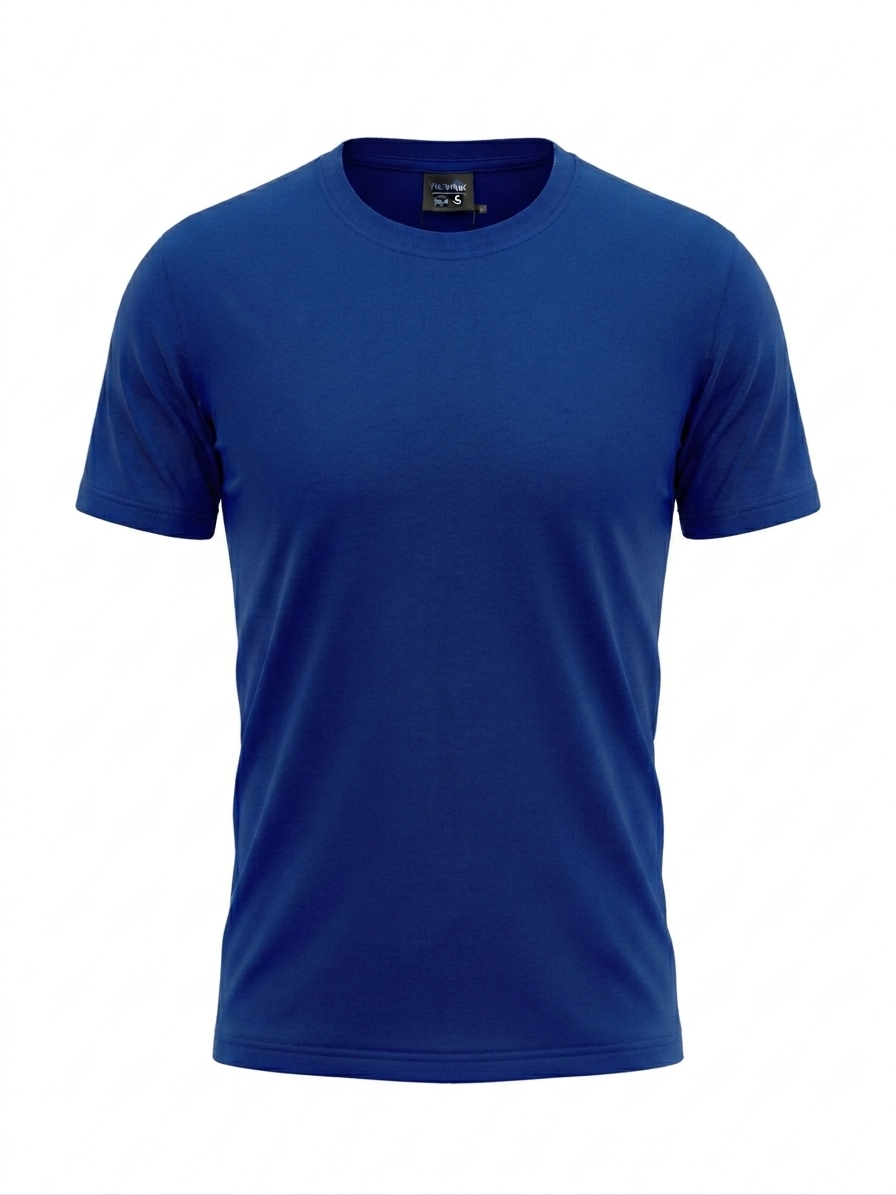 UNISEX SOLID CREW NECK TSHIRTS,.