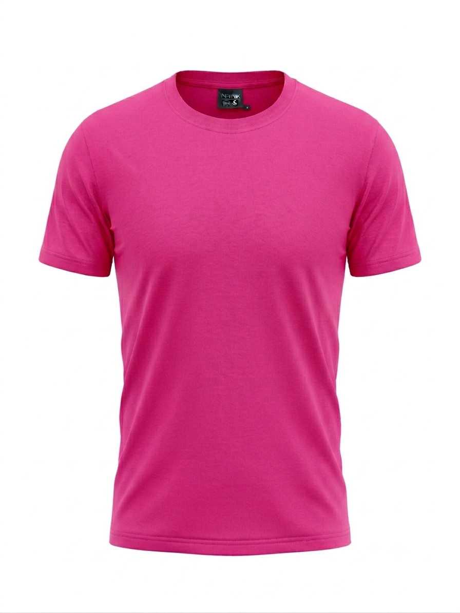 UNISEX SOLID CREW NECK TSHIRTS.,.