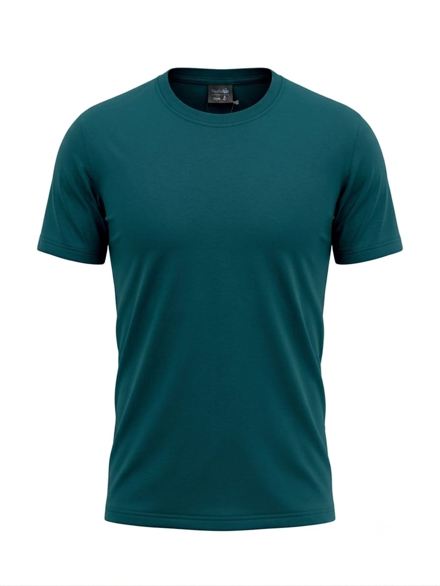 UNISEX SOLID CREW NECK TSHIRTS,,,.