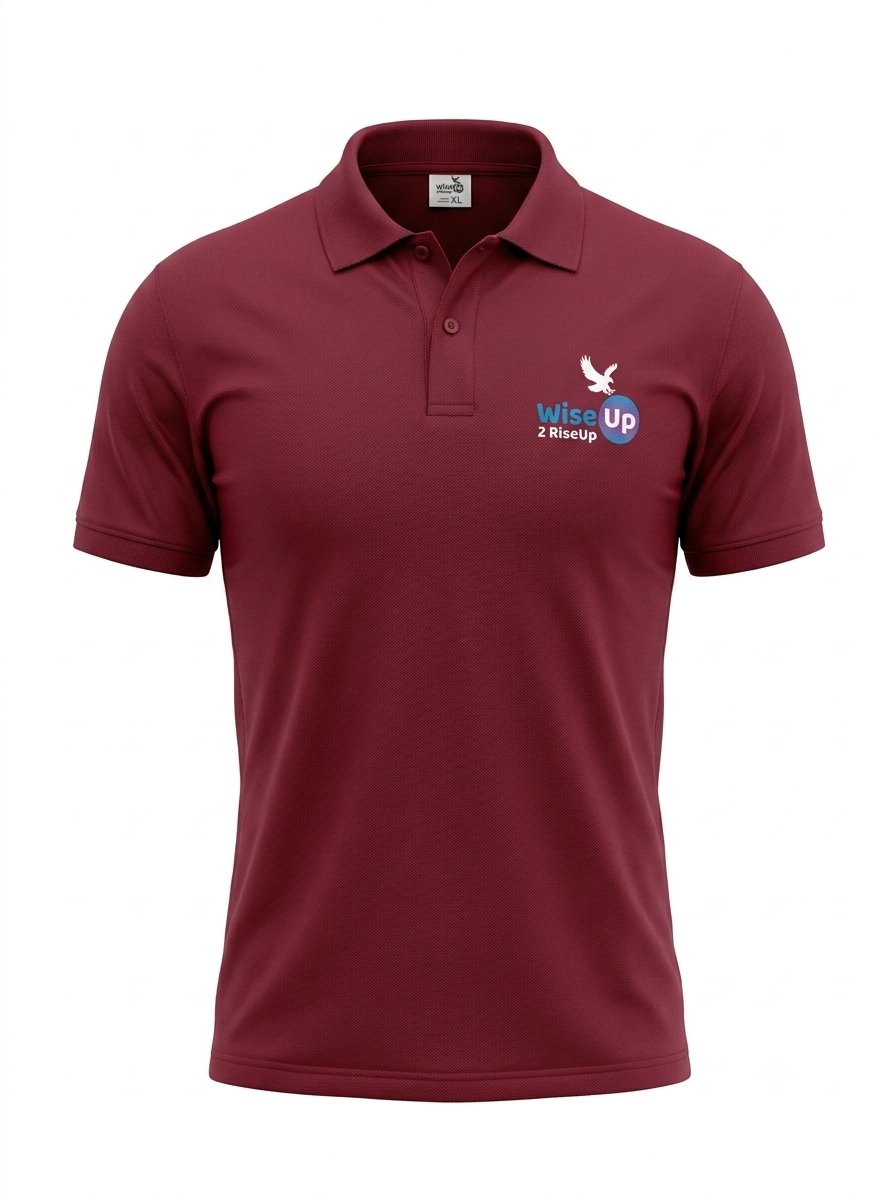 WISE UP POLO SHIRTS.