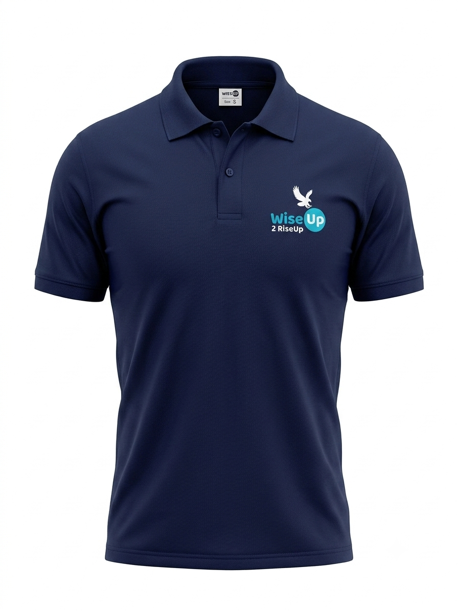 WISE UP POLO SHIRTS,.