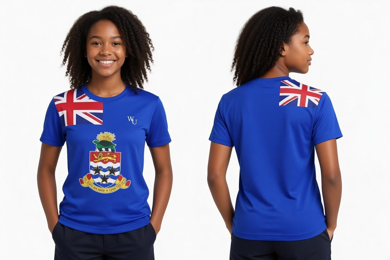 CAYMAN FLAG KIDS TSHIRT