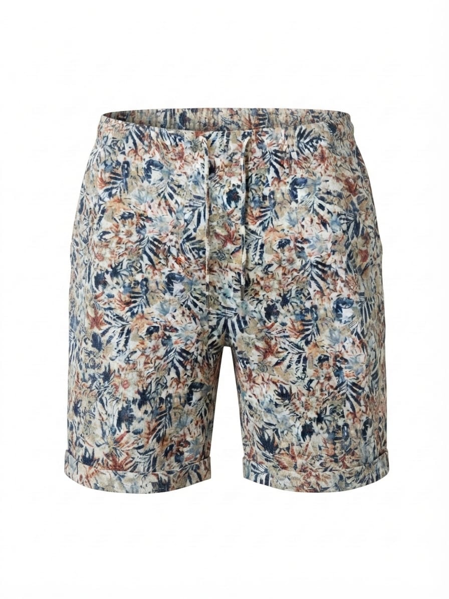 WISEUP MEN LINEN MULTI SHORTS