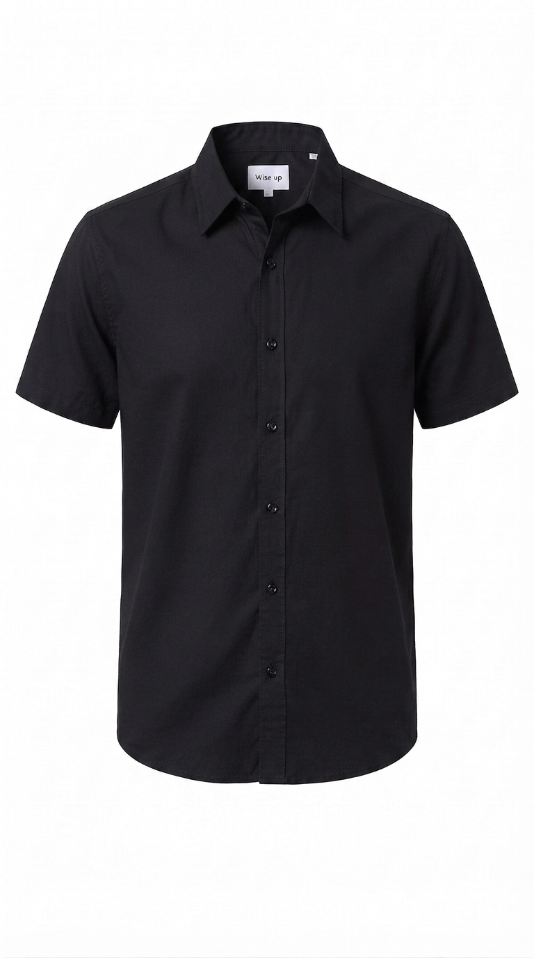 WISEUP MEN LINEN SOLID SHIRTS