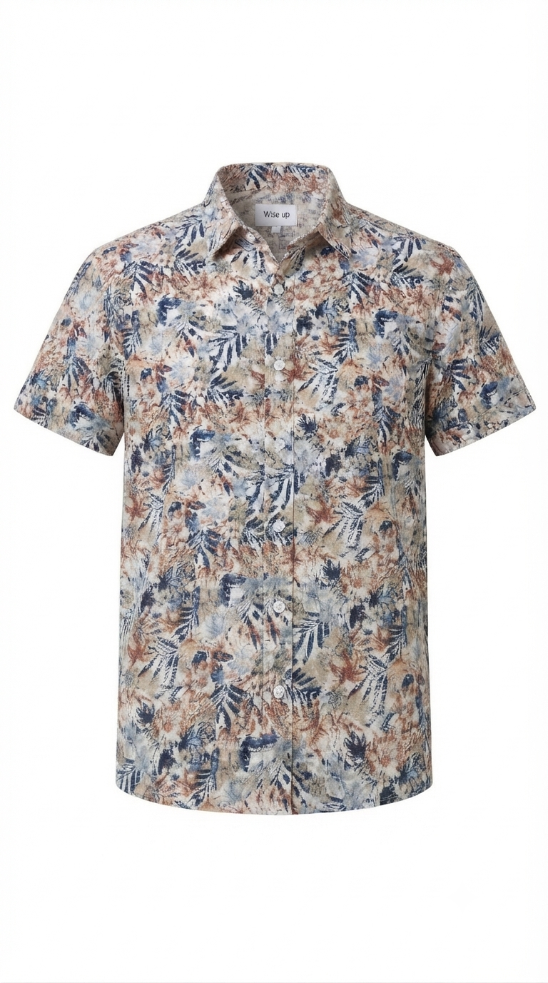 WISEUP MEN LINEN MULTI SHIRTS