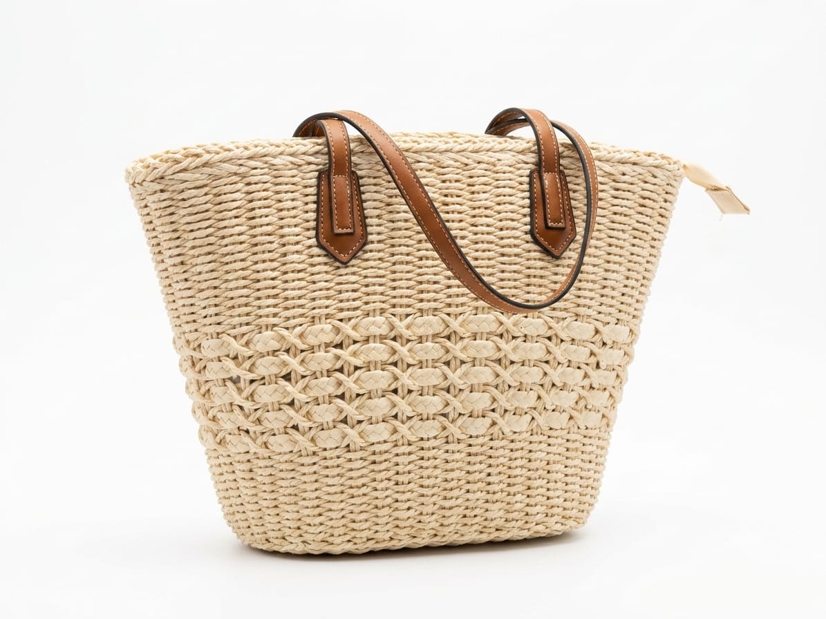 COASTAL CHIC WOVEN BEACH TOTES