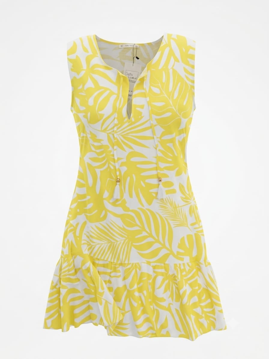 SALTY LEMON TANK DRESS