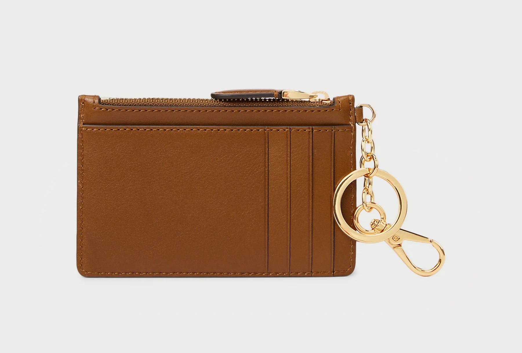 SLIM CARD HOLDER WALLET W ZIPPER