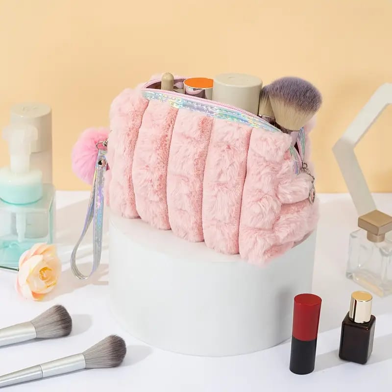 PLUSH MAKEUP BAGS