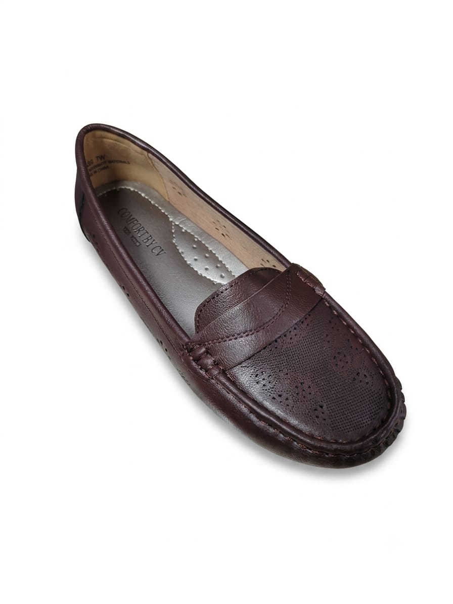 LADIES LEATHER CASUAL SLIP ON