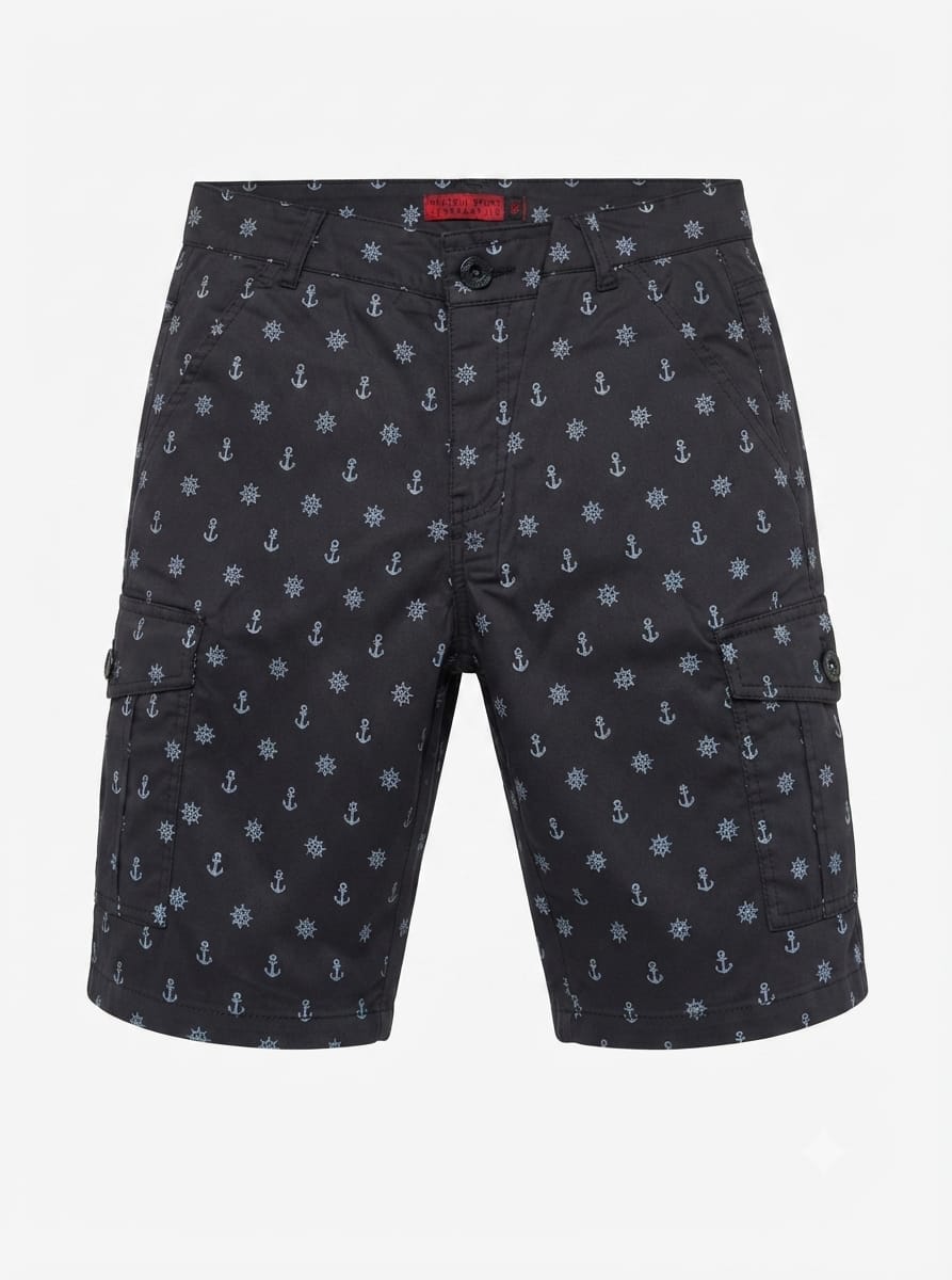 VERTICAL CARGO SHORTS