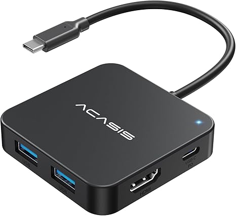 HUB USB C WITH HDMI 6 IN 1