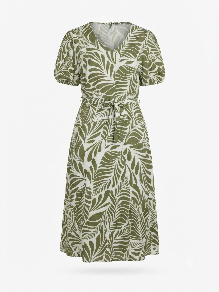 MELLE GABRIELLE PUFF SLV DRESS