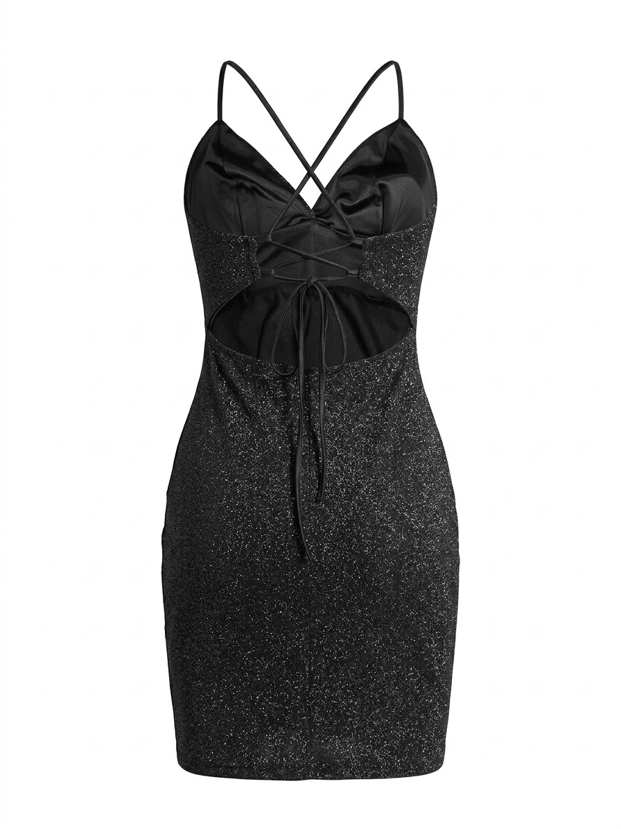 LADIES SONG LOVE GLITTERY DRESS
