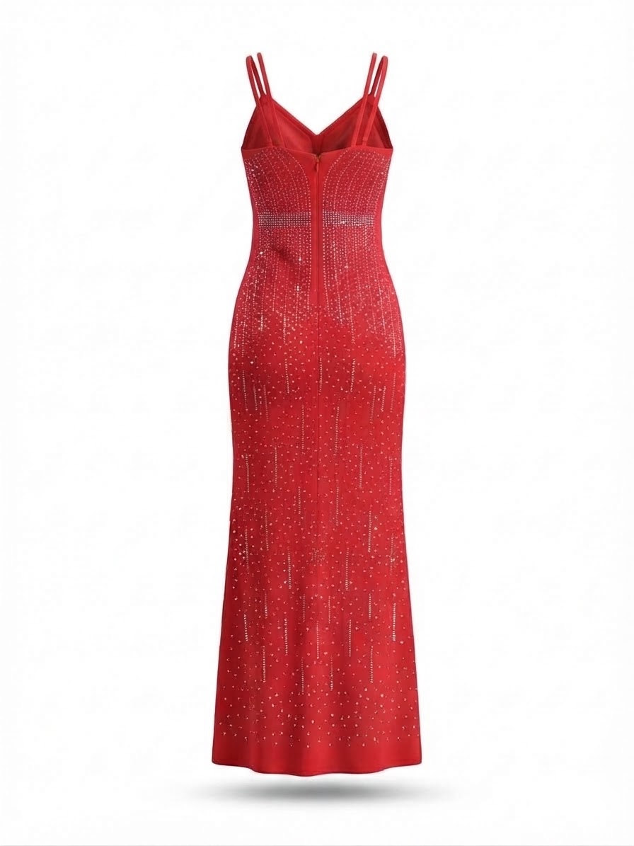 LADIES JUST Q BLING MAXI DRESS
