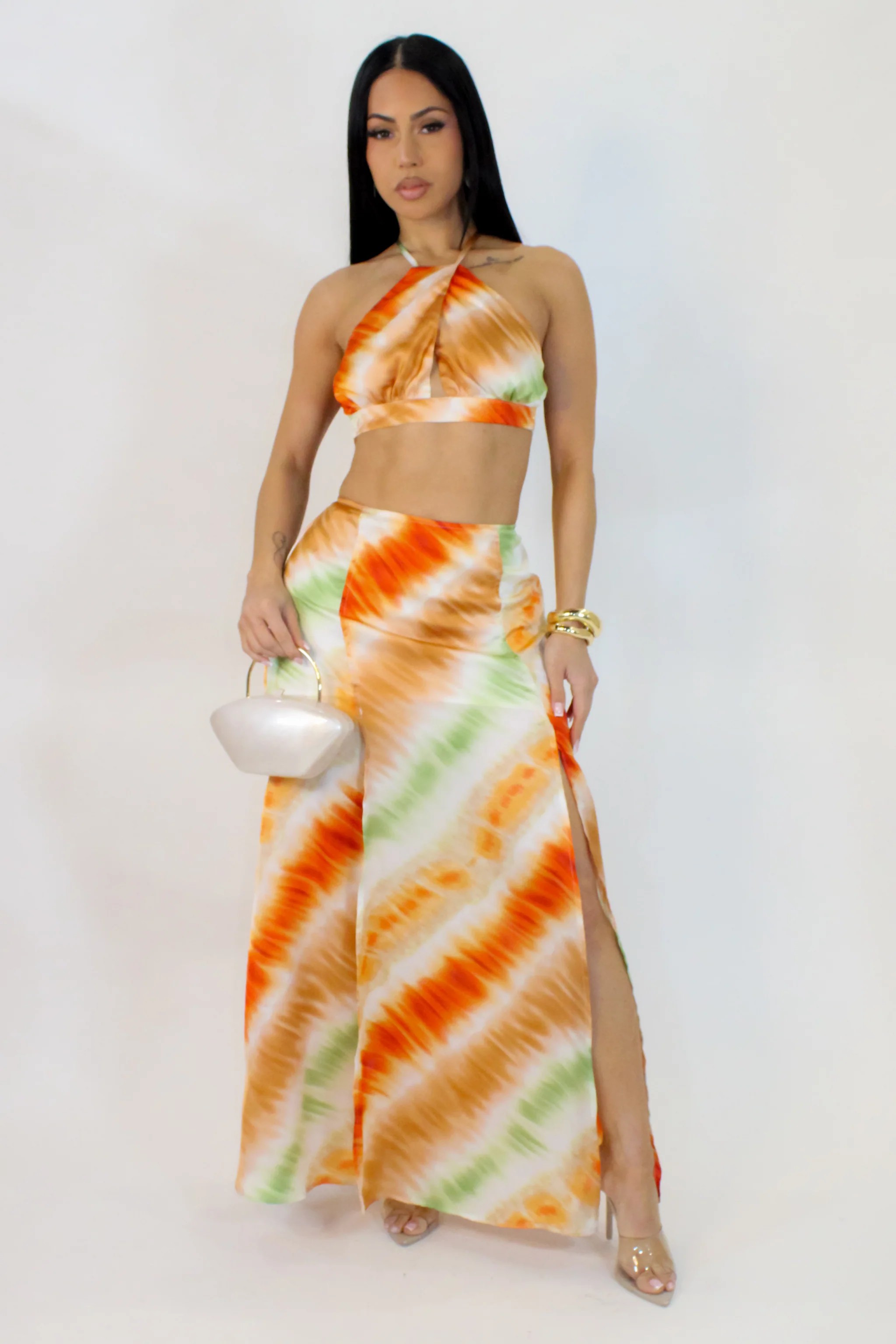 LADIES FIESTAR MAXI SKIRT SETS