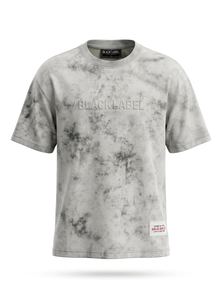 MEN BLACK LABEL TIE DIE TSHIRTS