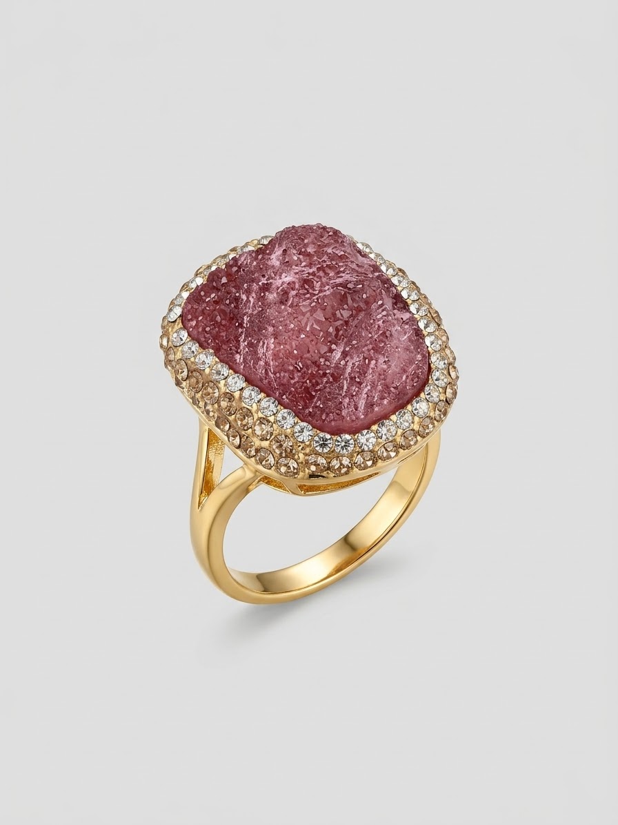 LADIES ARMOUR SNGL STONE RINGS