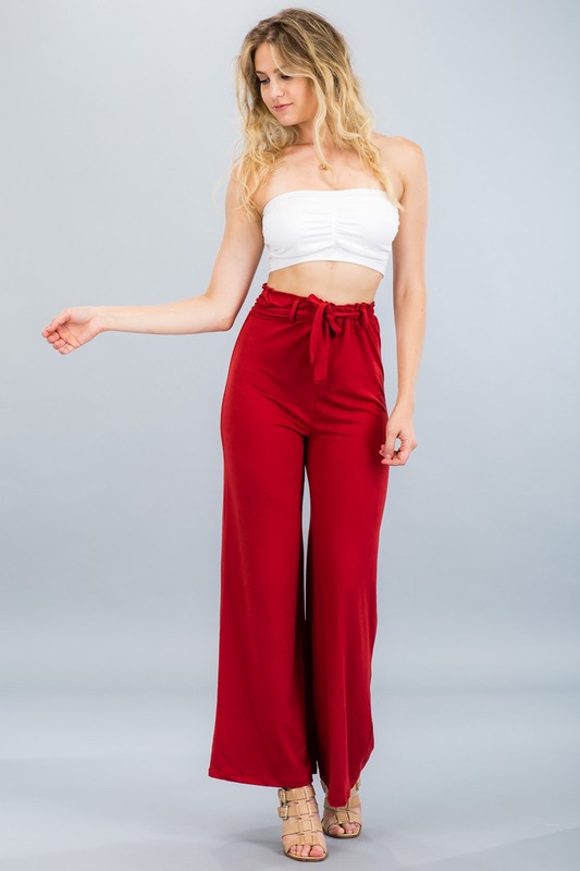KNIT SOLID PANTS