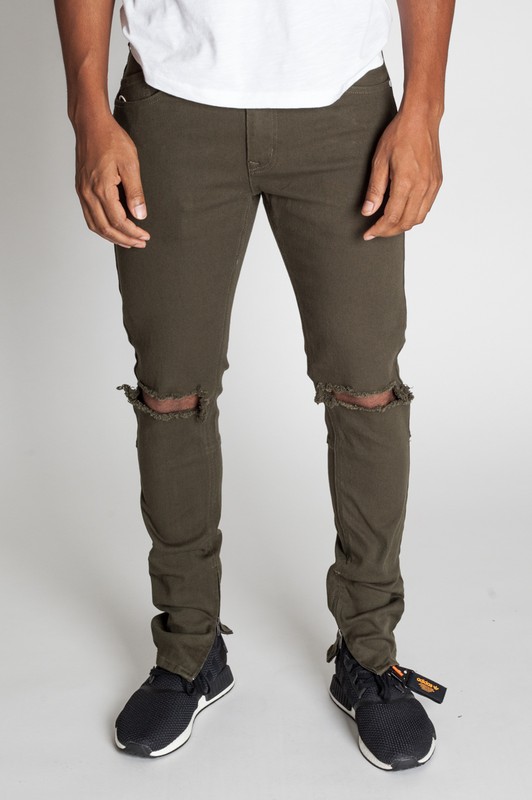 DESTROYED KNEE AKLE-ZIP