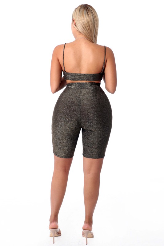 CROP TOP CAPRI SETS