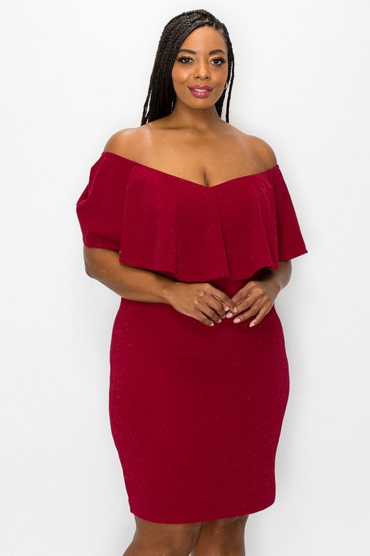 PLUS KNIT DRESS