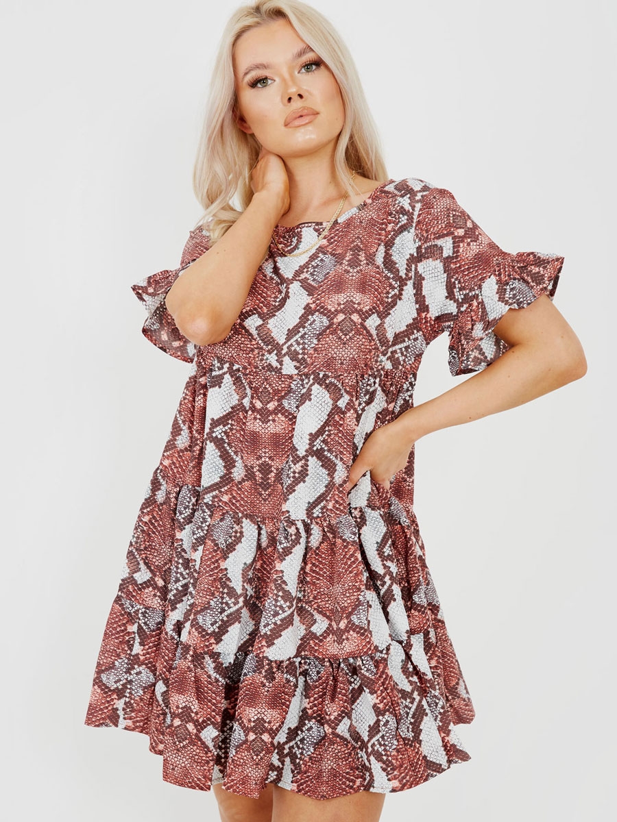 LADIES SMOCK DRESS