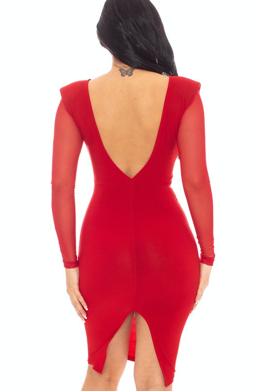 LADIES LS DRESS