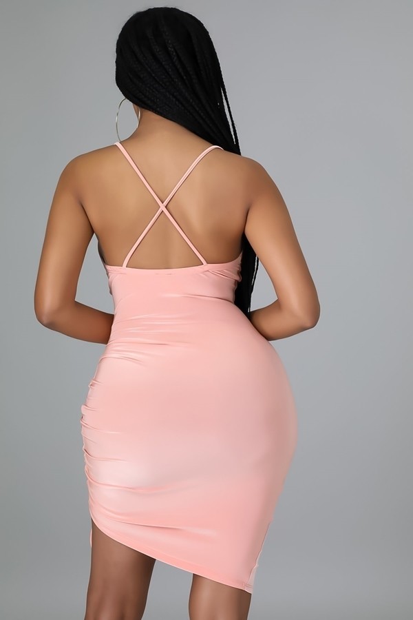 LADIES RUCHED DRESS