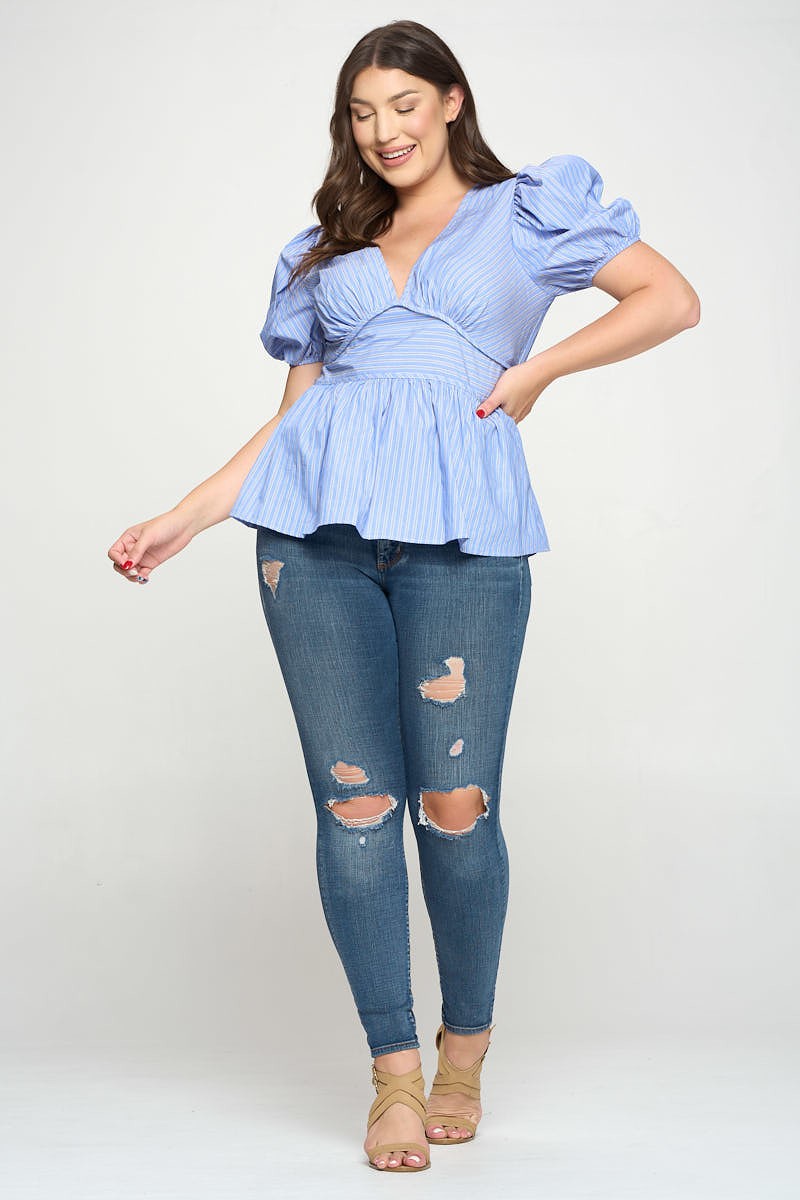 PLUS DEEP V TOPS
