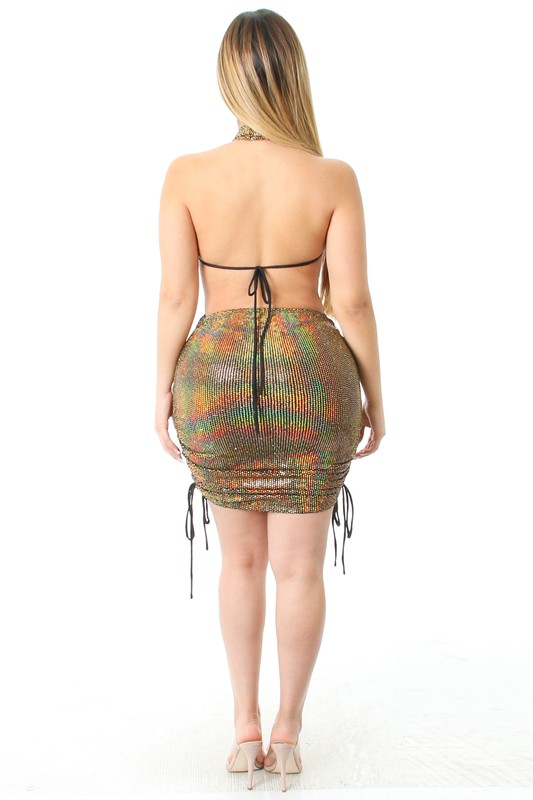 LADIES HALTER DRESS