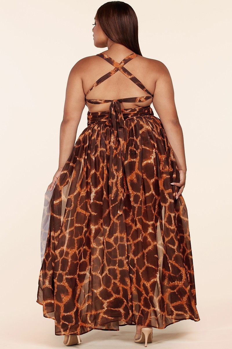 PLUS MAXI DRESS