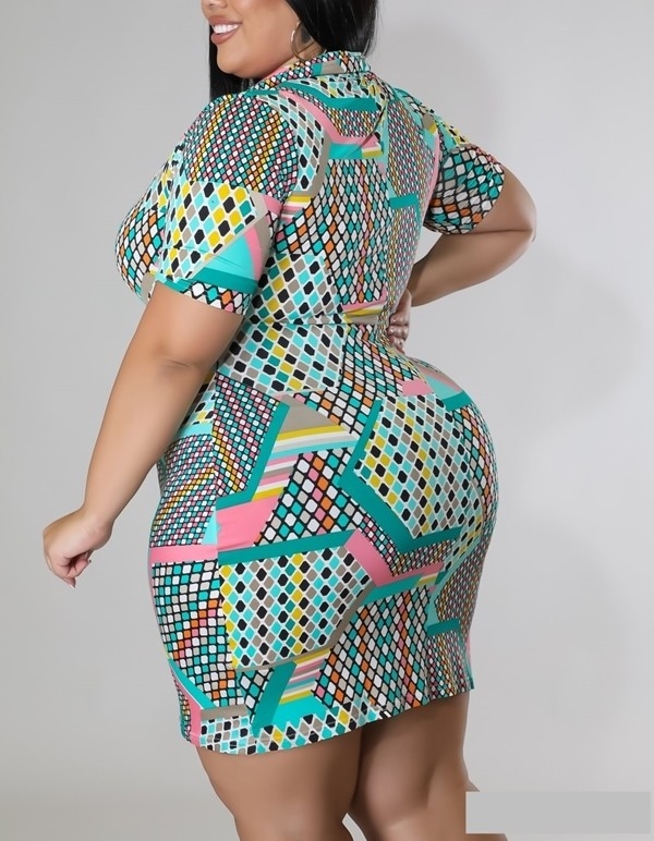 PLUS SHIRT DRESS