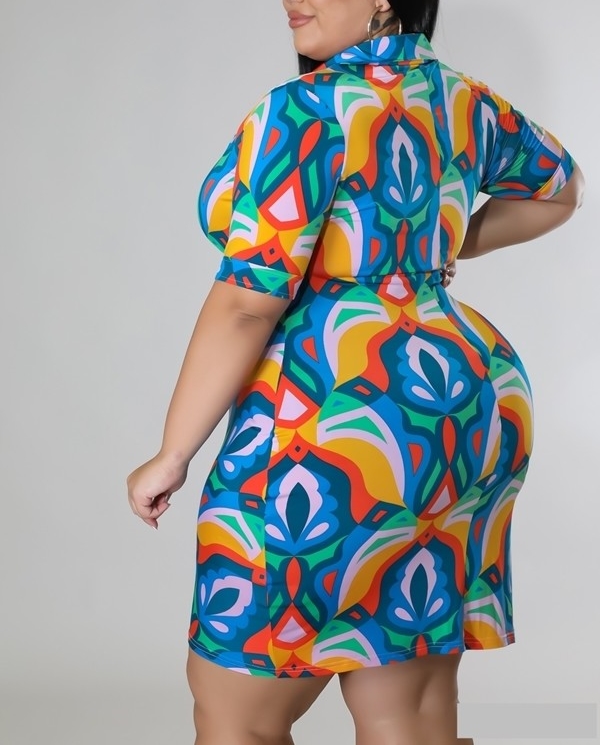 PLUS SHIRT DRESS