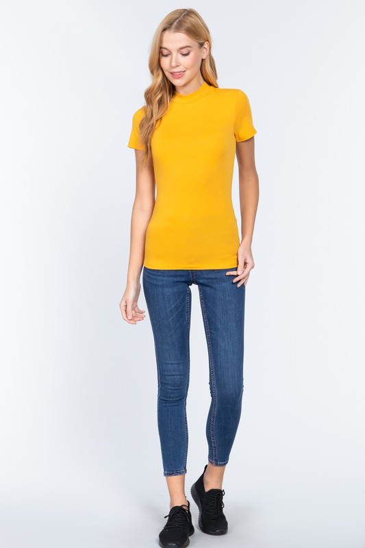 MOCKNECK TOPS