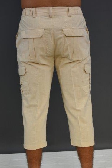BEIGE MEN 3/4 PANTS
