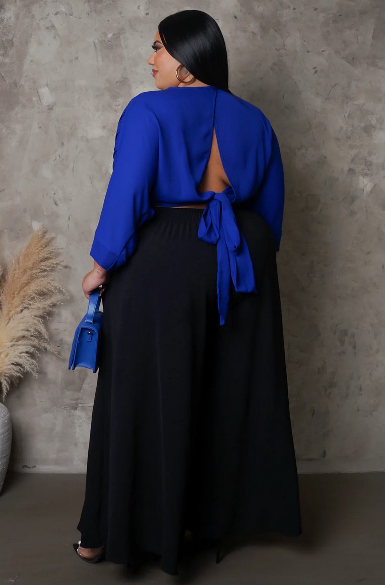 PLUS WIDELEG PANTS