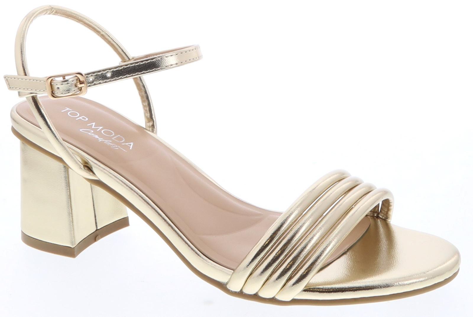 BOX HEEL SANDALS