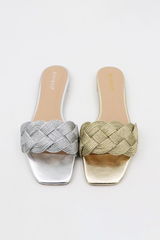 SLIP ON SANDALS