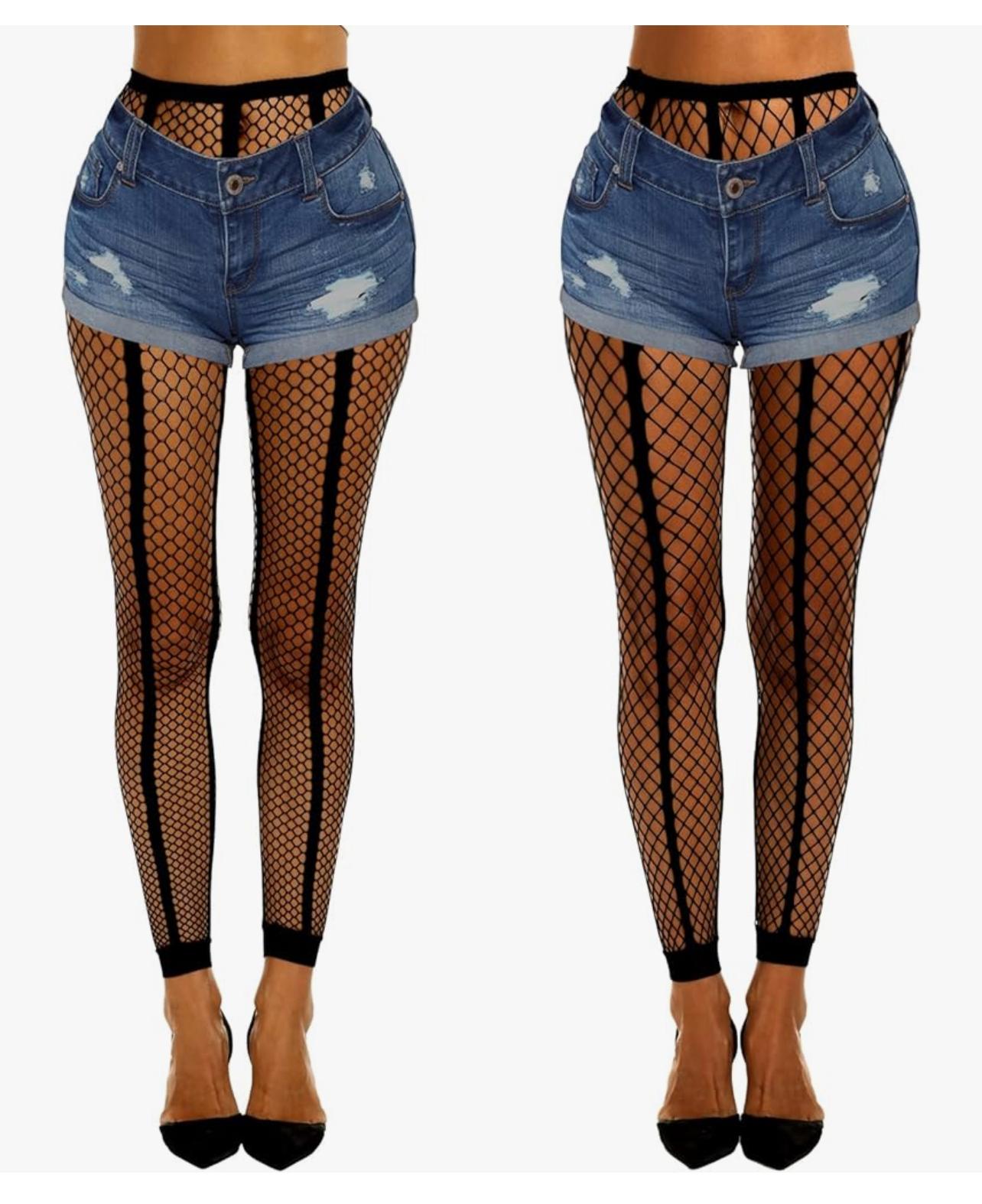 FOOTLESS NET TIGHTS